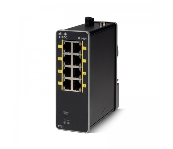 Cisco IE-1000 GUI based L2 switch,8 FE copper ports IE-1000-6T2T-LM