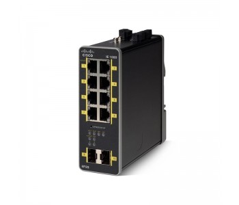 Cisco GUI based L2PoE SW,2GESFP,8 FEcopperports IE-1000-8P2S-LM