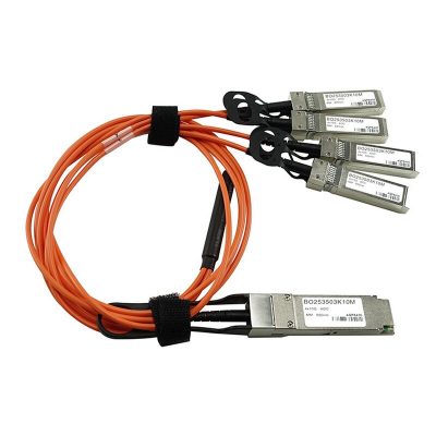 Cisco 40GBASEActiveOptical QSFPto4SFP brkout Cab,3m QSFP-4X10G-AOC3M=