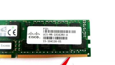 Cisco 16GBDDR42400MHzRDIMM/PC419200/dualrank/x4/1.2v UCS-MR-1X162RV-A=