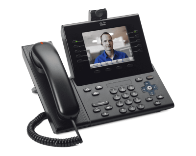 Cisco UC Phone 9951,A White,Slm Hndst w/ Camera CP-9951-WL-CAM-K9=