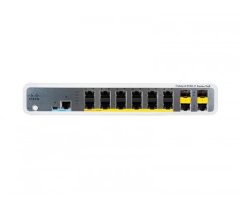 Cisco Catalyst 3560C Switch 12FE PoE2DualUplink,IPBase WS-C3560C-12PC-S