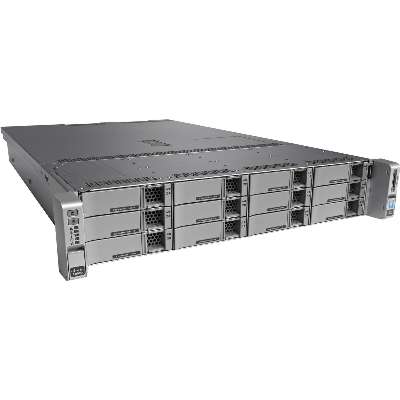 Cisco UCSC 240M 4SX w/ 2x E52620v4, 2x16GB MRID 2x 1200W 32G SD UCS-SPR-C240M4-BS2