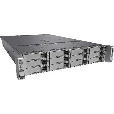 Cisco UCS SPR C240 M4 L Freq2 w/2xE52637v4, 8x32GB, VIC1227 UCS-SPC240M4L-B-F2