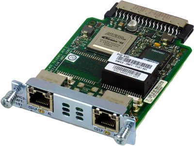 Cisco 2-Port 3rd Gen MFT Voice/WAN Int.Card - T1/E1 VWIC3-2MFT-T1/E1