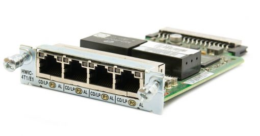 Cisco 4 port clear channel T1/E1 HWIC HWIC-4T1/E1=
