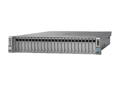 Cisco UCS C240M4 SX w/2 E52650v4, 2x32GB MRID 2x1200W 32G SDS UCS-SPR-C240M4-BA2