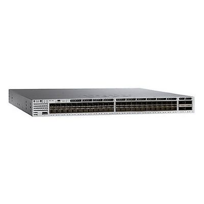 Cisco Catalyst 3850 48Prt 10G Fiber Switch IP Base WS-C3850-48XS-F-S