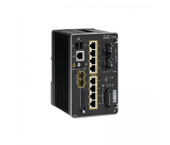 Cisco CatalystIE3300w/8GECopperand2GE SFP, Modular NE IE-3300-8T2S-E