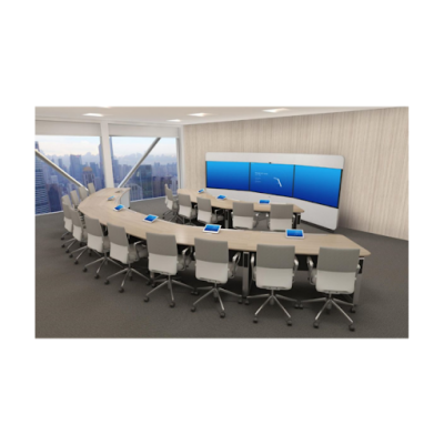 Cisco CTS-IX5000 Front Row Hickory Table Top, 6 Seats CTS-5K-TBL-H-6S=