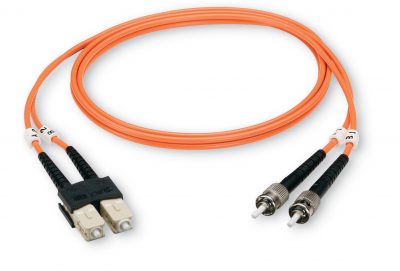 Black Box EFP110 Series OM1 62.5/125 Multimode Fiber Optic Patch Cable - Ceramic Terminated, OFNP Plenum EFP110-020M-SCLC