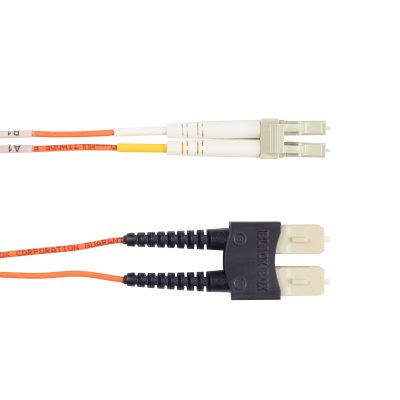 Black Box EFN110 Series OM1 62.5/125 Multimode Fiber Optic Patch Cable - OFNR PVC EFN110-030M-SCLC