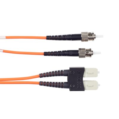 Black Box EFN110 Series OM1 62.5/125 Multimode Fiber Optic Patch Cable - OFNR PVC EFN110-015M-STSC