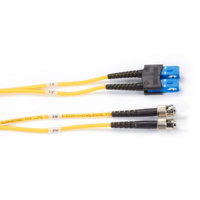 Black Box EFN310 Series OS2 9/125 Singlemode Fiber Optic Patch Cable - OFNR PVC EFN310-010M-STSC
