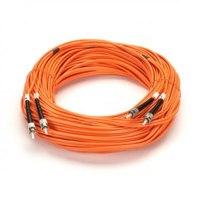Black Box EFP110 Series OM1 62.5/125 Multimode Fiber Optic Patch Cable - Ceramic Terminated, OFNP Plenum EFP110-STST