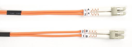 Black Box Connect OM1 62.5/125 Multimode Fiber Optic Patch Cable - OFNR PVC FO625-005M-LCLC