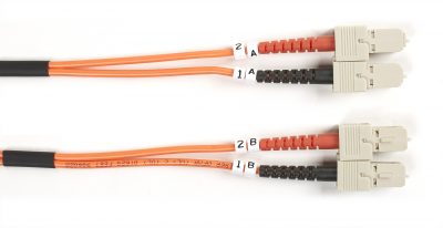 Black Box Connect OM1 62.5/125 Multimode Fiber Optic Patch Cable - OFNR PVC FO625-003M-SCSC