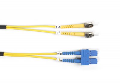 Black Box Connect OS2 9/125 Singlemode Fiber Optic Patch Cable - OFNR PVC FOSM-005M-STSC