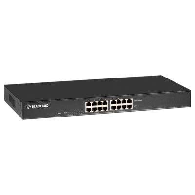 Black Box 10/100/1000BASE-T RJ45 POE+ Gigabit Ethernet Injector - 802.3at, 8-Port LPJ008A-T-R2