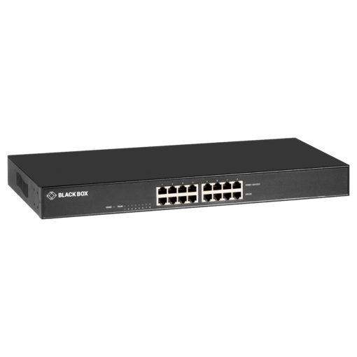 Black Box 10/100/1000BASE-T RJ45 POE+ Gigabit Ethernet Injector - 802.3at, 8-Port LPJ008A-T-R2