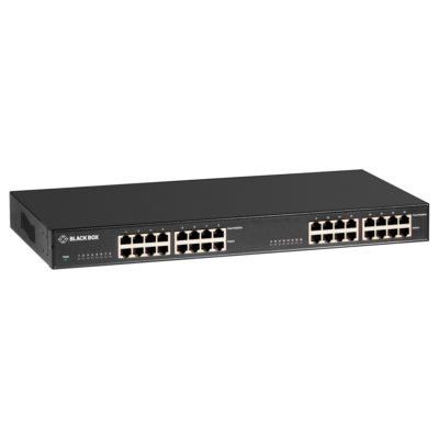 Black Box 10/100/1000BASE-T RJ45 POE+ Gigabit Ethernet Injector - 802.3at, 16-Port LPJ016A-T-R2