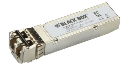 Black Box LSP400 Series 10G (10-Gbps) SFP+ with Extended Diagnostics - (1) 10-Gbps Multimode Fiber, 850nm, 300m, LC LSP421