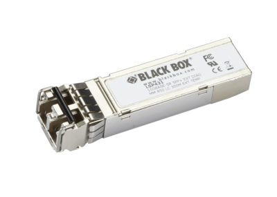 Black Box LSP400 Series 10G (10-Gbps) Extreme Temperature SFP+ with Extended Diagnostics - (1) 10G Multimode Fiber, 850nm, 300m, LC LSP431