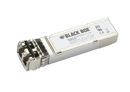 Black Box LSP400 Series 10G (10-Gbps) Extreme Temperature SFP+ with Extended Diagnostics - (1) 10G Multimode Fiber, 850nm, 300m, LC LSP431
