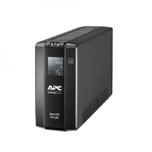 APC Back UPS Pro BR 650VA, 6 Outlets, AVR, LCD Interface BR650MI