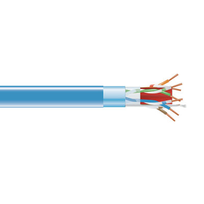Black Box CAT6A 650-MHz Solid Ethernet Bulk Cable - Shielded (F/UTP), CMP Plenum, Blue, 1000-ft. (304.8-m) Spool C6ABC51S-BL-1000