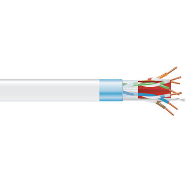 Black Box CAT6A 650-MHz Solid Ethernet Bulk Cable - Shielded (F/UTP), CMP Plenum, White, 1000-ft. (304.8-m) Spool C6ABC51S-WH-1000
