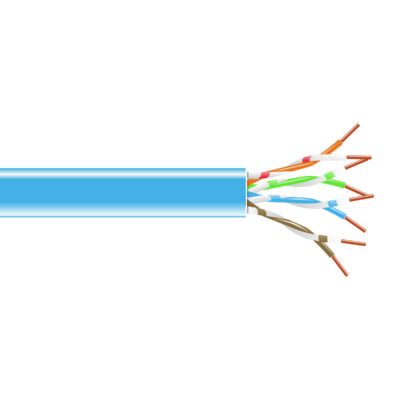 Black Box GigaBase® CAT5e 350-MHz Solid Ethernet Bulk Cable - Unshielded (UTP), LSZH, Blue, 1000-ft. (304.8-m) Pull-Box EYNLS5E41AW-PB-1000