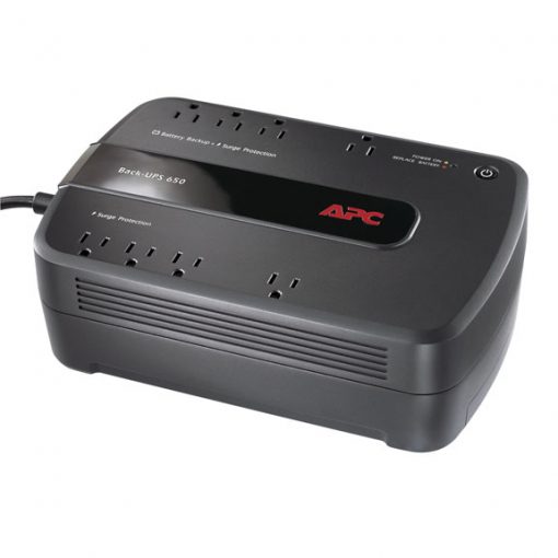 APC Back-UPS - 120V, 650VA, 390-Watt, 8-Outlet BE650G1