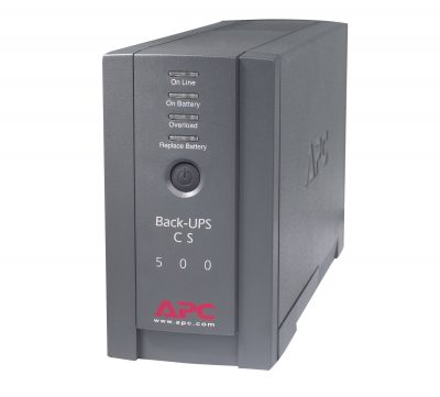 APC Back-UPS - 120V, 500VA, 300-Watt, 6-Outlet, Black BK500BLK