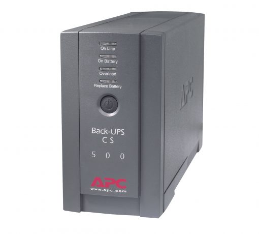 APC Back-UPS - 120V, 500VA, 300-Watt, 6-Outlet, Black BK500BLK