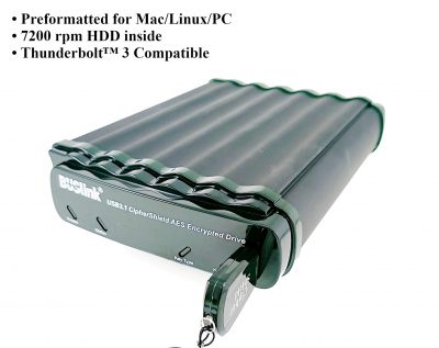 BUSlink Ciphershield Hardware Encrypted External Desktop Hard Drive 18TB CSE-18TG2CM1