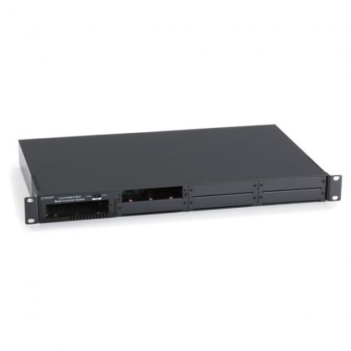 Black Box HDMCS II Managed Media Converter Chassis - 6-Slot, Desktop/Rackmount, Dual AC Power LMC5204A
