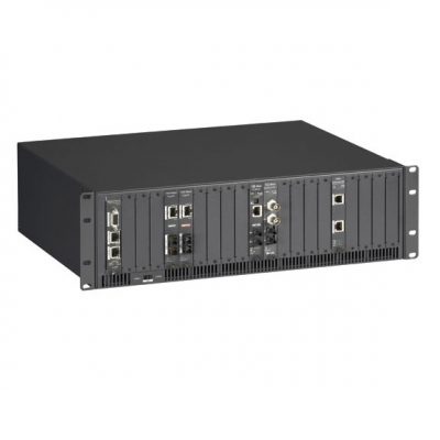 Black Box HDMCS II Managed Media Converter Chassis - 20-Slot, Rackmount, Dual AC Power LMC5207A-R3