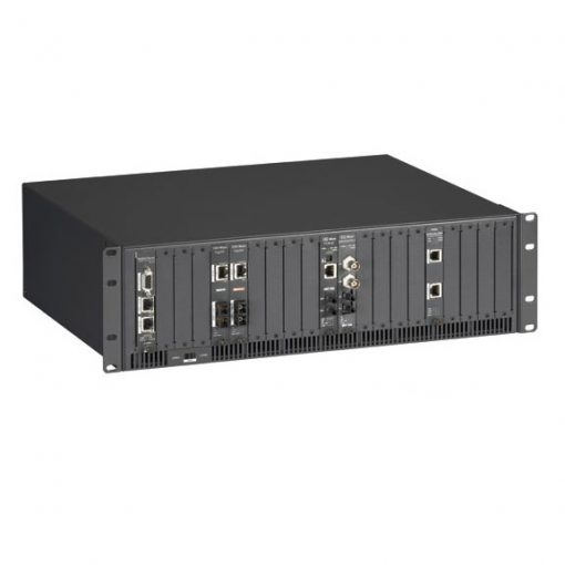 Black Box HDMCS II Managed Media Converter Chassis - 20-Slot, Rackmount, Dual AC Power LMC5207A-R3