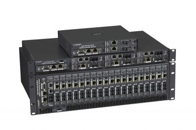 Black Box HDMCS II Managed Media Converter Chassis - 20-Slot, Rackmount, AC Power LMC5227A