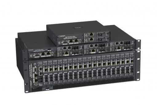 Black Box HDMCS II Managed Media Converter Chassis - 20-Slot, Rackmount, AC Power LMC5227A