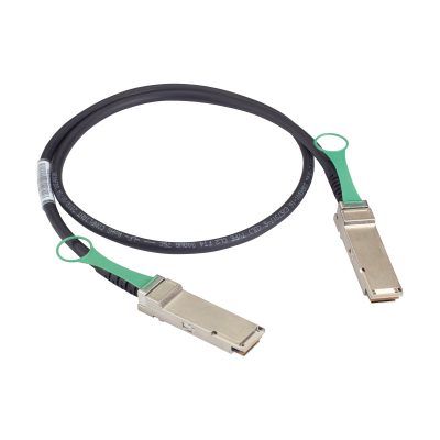 Black Box QSFP+ 40-Gbps Direct Attach Cable (DAC) - Cisco QSFP-H40G-CU50CM Compatible, Black, 0.5-m (1.6-ft.) QSFP-H40G-CU50CM-BB