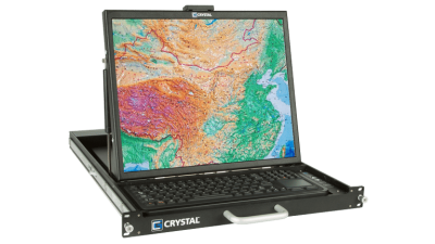 CRYSTAL GROUP RD1119 RUGGED 1U 19” DISPLAY