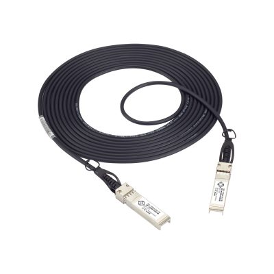 Black Box SFP+ 10-Gbps Direct Attach Cable (DAC) - Cisco SFP-H10GB-CU5M Compatible, Black, 5-m (16.4-ft.) SFP-H10GB-CU5M-BB