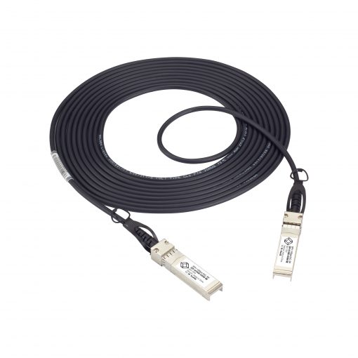 Black Box SFP+ 10-Gbps Direct Attach Cable (DAC) - Cisco SFP-H10GB-CU5M Compatible, Black, 5-m (16.4-ft.) SFP-H10GB-CU5M-BB