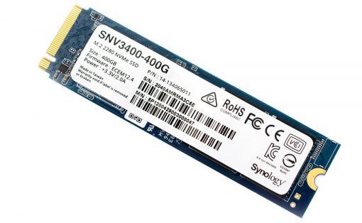Synology M.2 2280 NVMe SSD, tailored for Synology NAS with built-in M.2 slots SNV3400