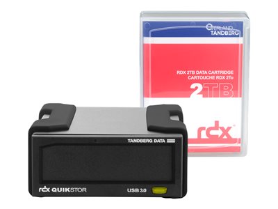 Tandberg Data RDX QuikStor External Drive Kit – 2TB USB3+ 8865-RDX