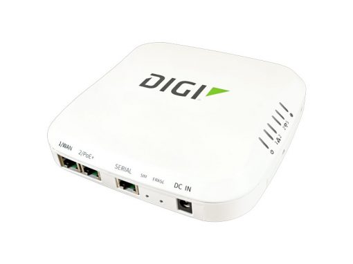 Digi EX50 - Global, 5G NR Sub-6 GHz with 4G/3G fallback, GNSS, Wi-Fi 6 2x2 MIMO DBS, dual 2.5 GbE, RS-232, with Accessories EX50-WX56-GLB