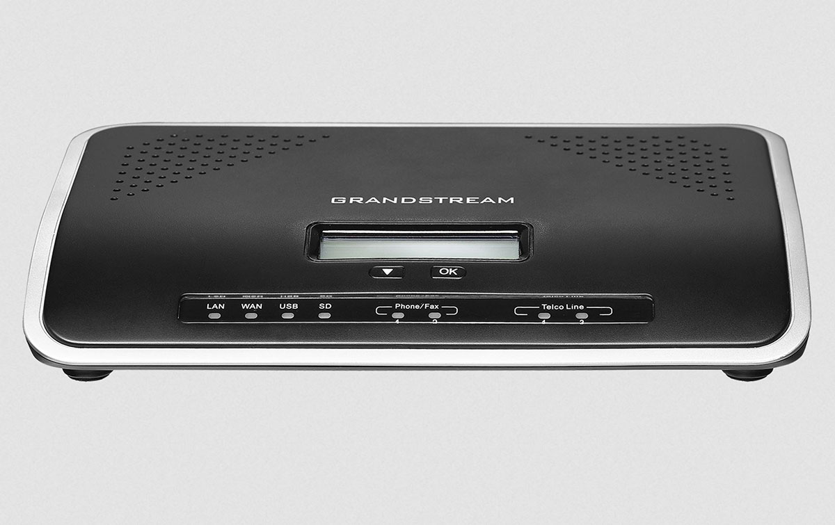 Grandstream UCM 6202 Phone - 2 FXO, 2 FXS, 2 GigE, 500 Users. 2 years warranty