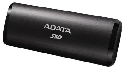 ADATA SE760 256GB USB 3.1 Type-C Portable External SSD Hard Drive - Black ASE760-256GU32G2-CBK